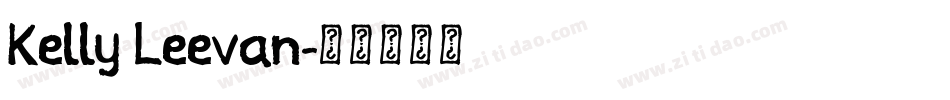Kelly Leevan字体转换